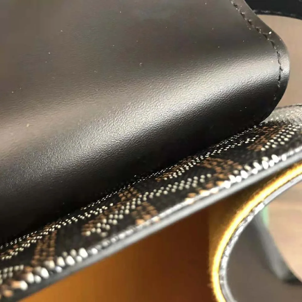 Goyard Sac Saïgon PM in Toile Goyardine & Clamecy Calfskin for Women in Black