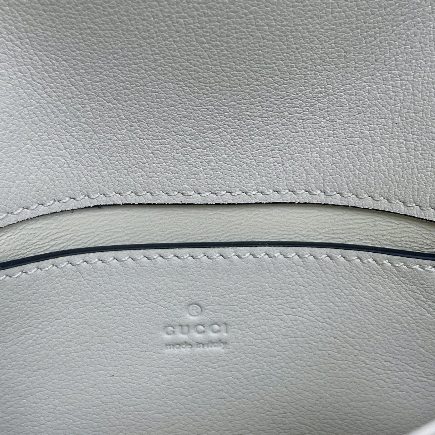 Gucci Blondie Small Shoulder Bag in White Gold Hardware