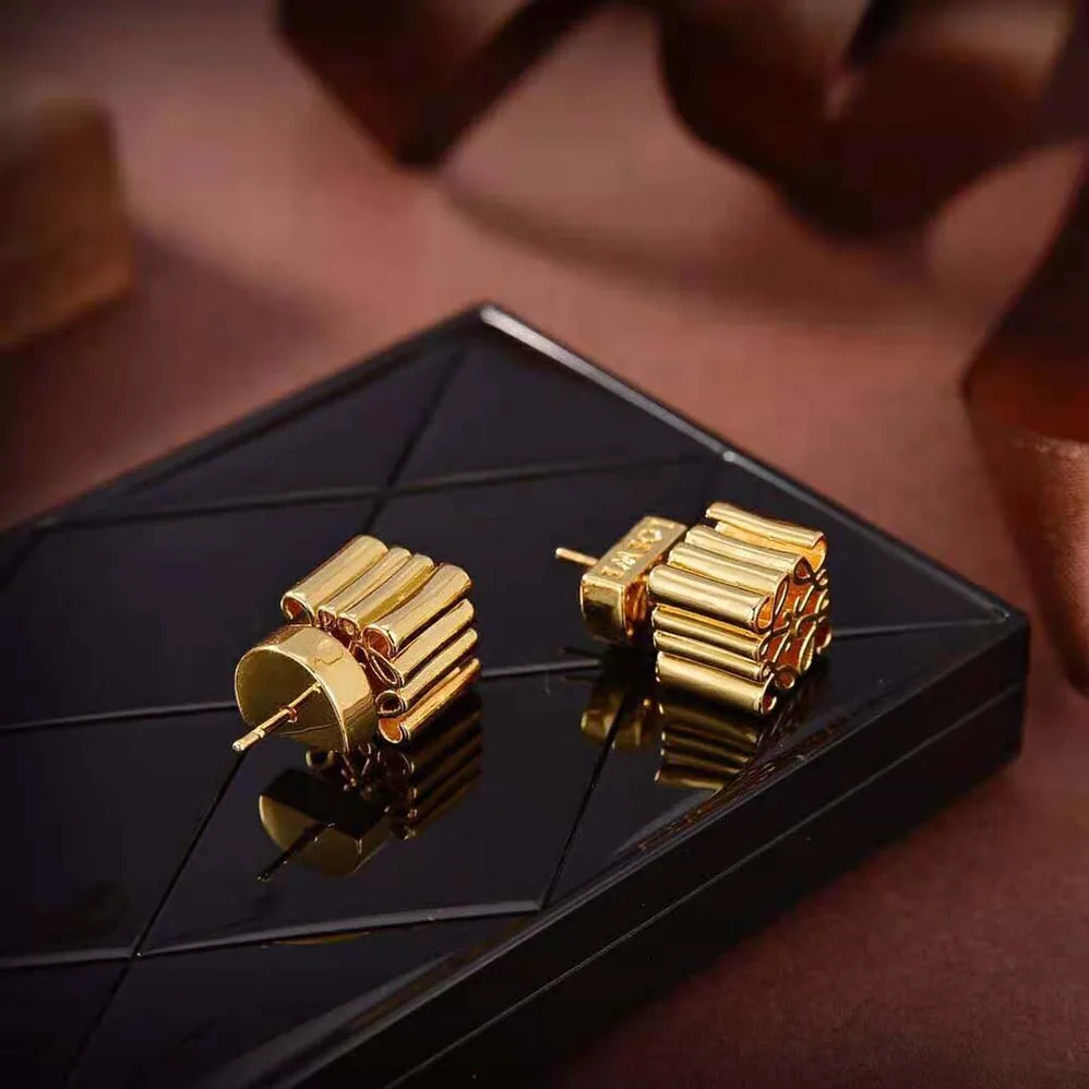Loewe Anagram Earrings in Metal for Women Loewe Anagram Earrings in Metal for Women