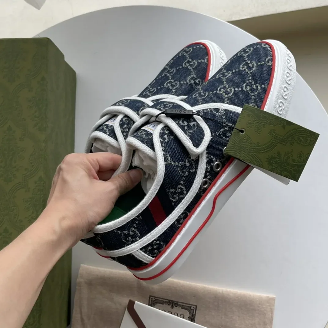 Gucci Tennis 1977 Sneaker Blue for Men