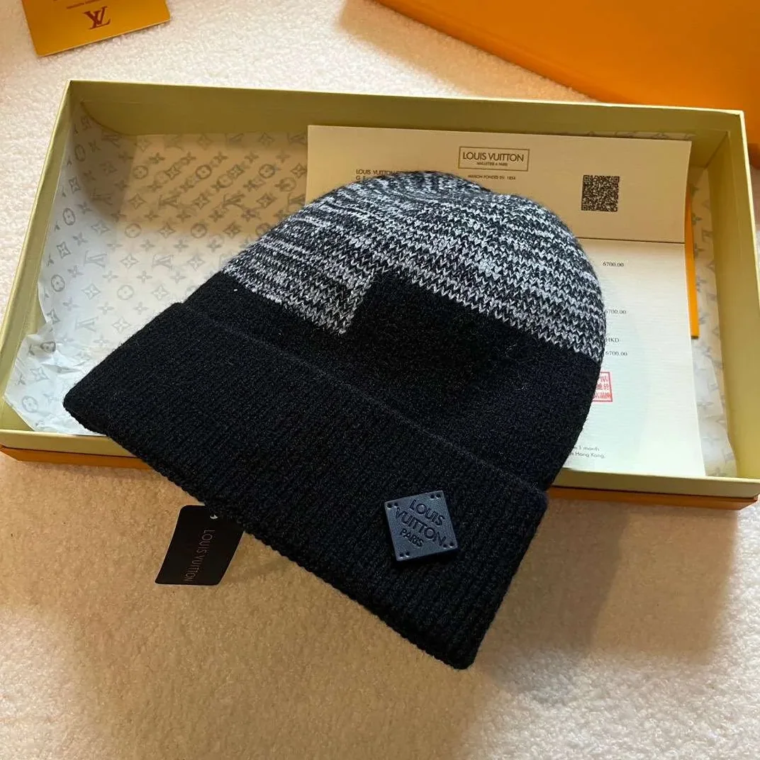 Louis Vuitton Neo Petit Damier Beanie Black Louis Vuitton Neo Petit Damier Beanie Black