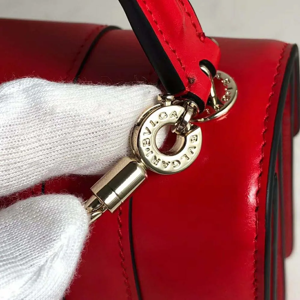 Bvlgari Bvlgari Women Serpenti Forever Flap Cover Bag for Women in Red Bvlgari Bvlgari Women Serpenti Forever Flap Cover Bag for Women in Red
