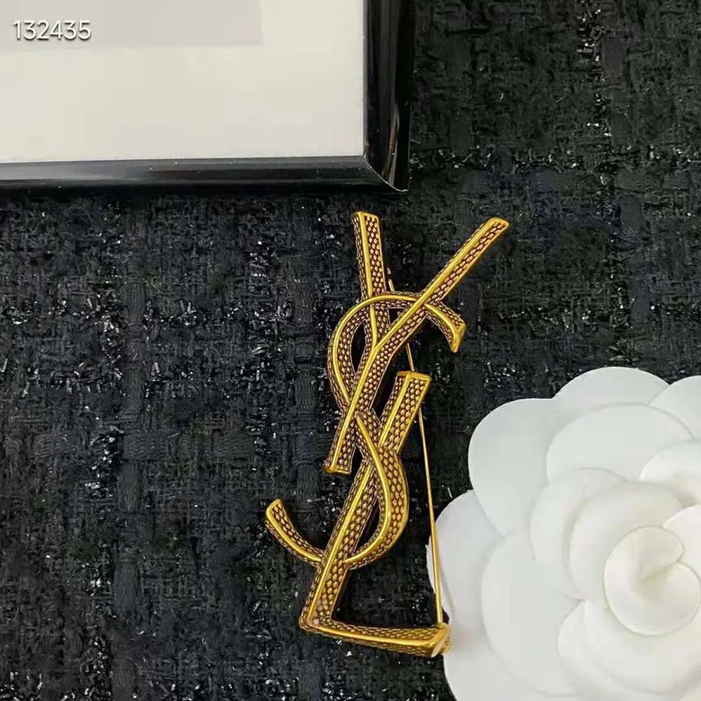 Saint Laurent YSL Opyum Ysl Snake Brooch in Metal for Women Saint Laurent YSL Opyum Ysl Snake Brooch in Metal for Women