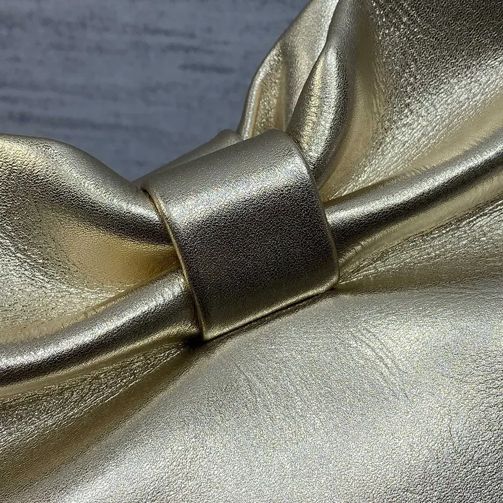 Dior Or Small Dior Bow Bag Mekong Laminated Lambskin for Women Dior Or Small Dior Bow Bag Mekong Laminated Lambskin for Women