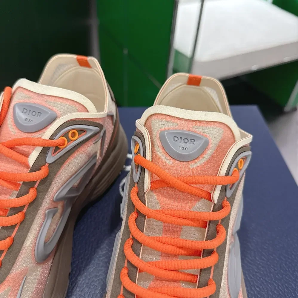 Dior B30 Countdown Tech Sneaker Beige Semi-Transparent N3O Nylon for Unisex Dior B30 Countdown Tech Sneaker Beige Semi-Transparent N3O Nylon for Unisex