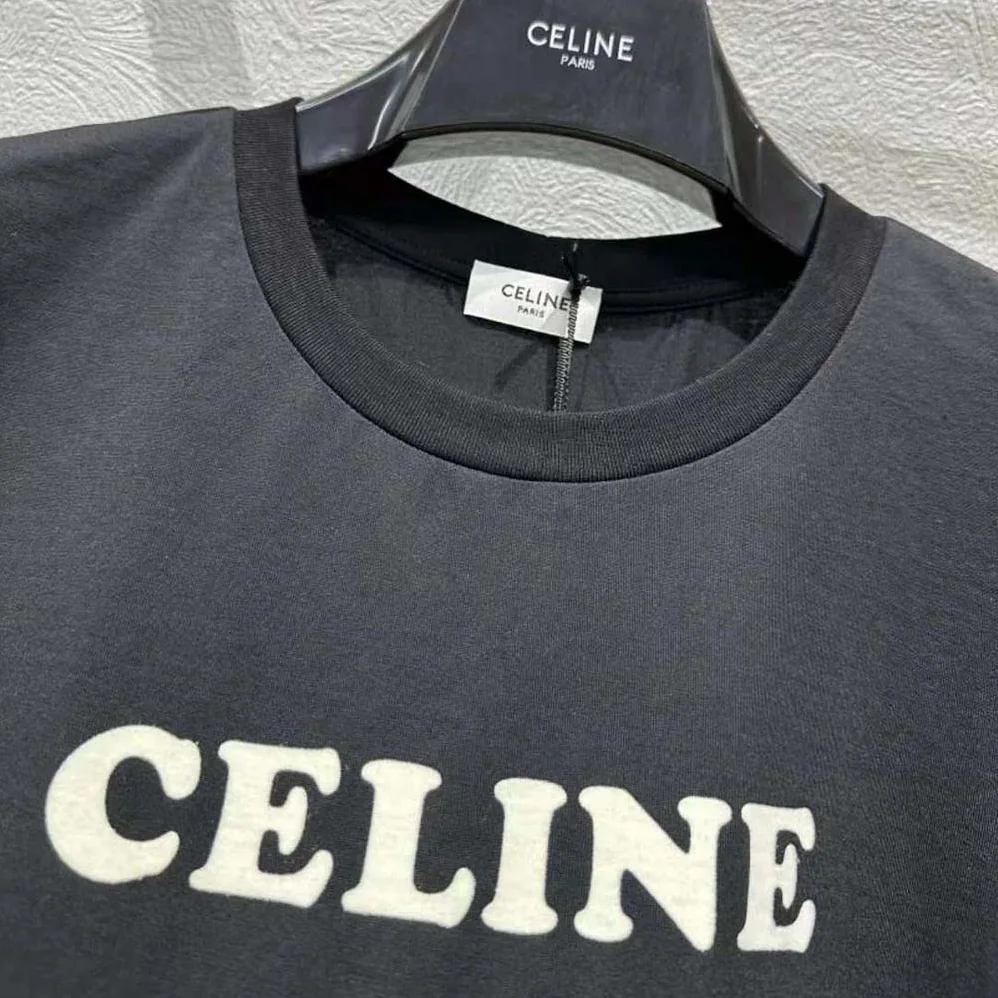 Celine Paris Boxy T for Men in shirt in Cotton Jersey Celine Paris Boxy T for Men in shirt in Cotton Jersey