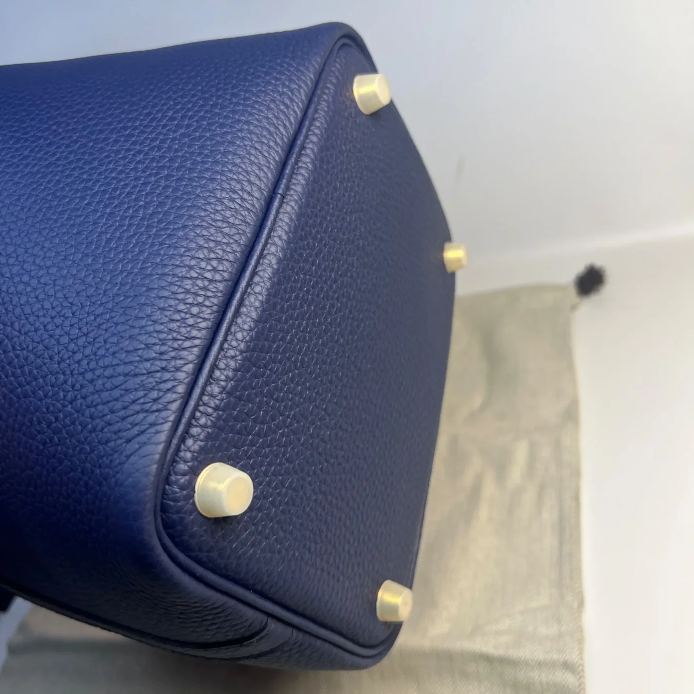 Hermes Picotin Lock 18 Top Handle Bag in Blue Saphir Gold Hardware Hermes Picotin Lock 18 Top Handle Bag in Blue Saphir Gold Hardware