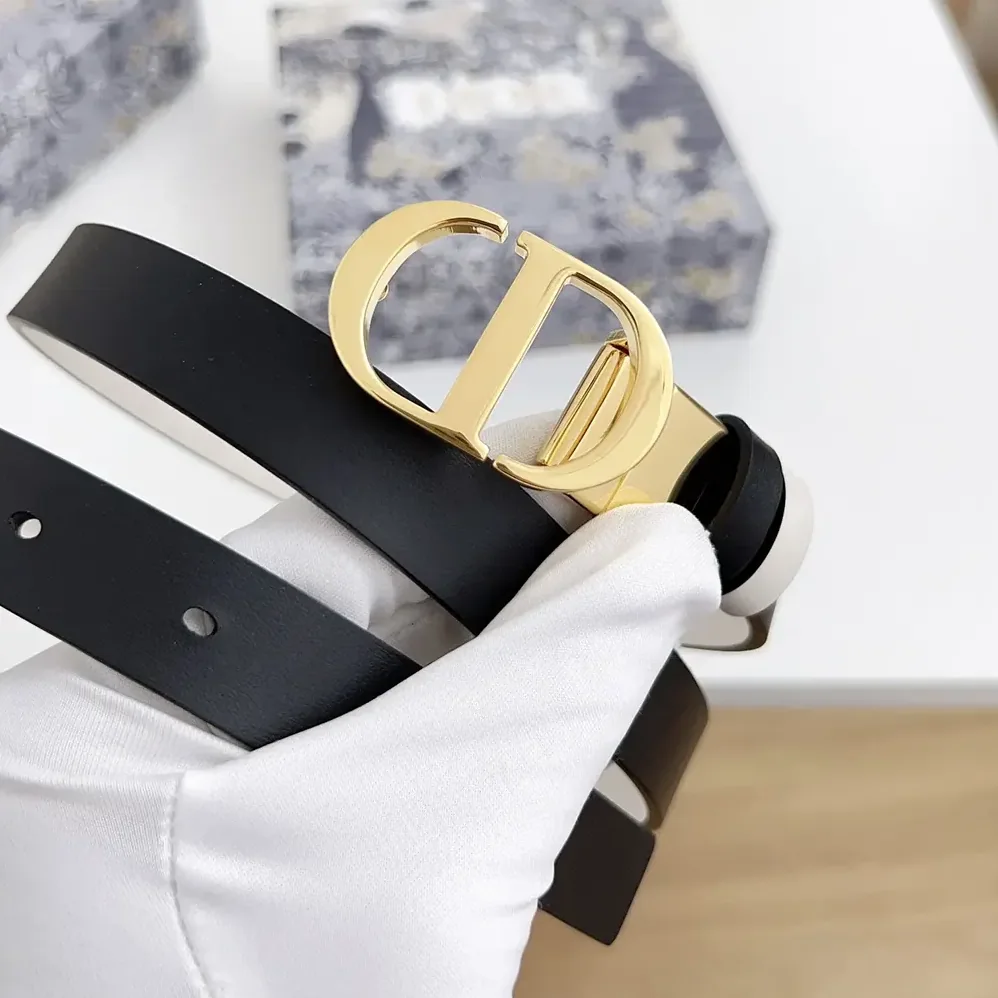 Dior 30 Montaigne Reversible Belt Black and Latte Smooth Calfskin 20 MM for Women Dior 30 Montaigne Reversible Belt Black and Latte Smooth Calfskin 20 MM for Women