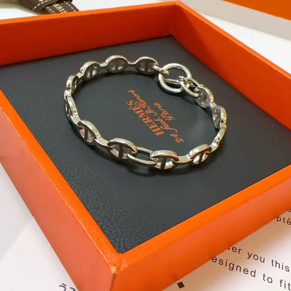 Hermes Chaine D Ancre Enchainee Bracelet Small Model for Unisex