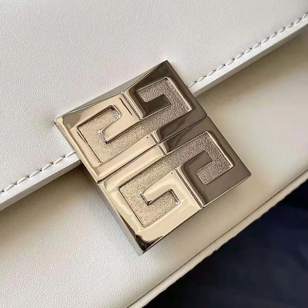 Givenchy Small 4g Bag in Box Leather for Women in White