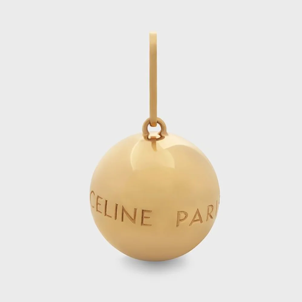 Celine Separables Boule Celine Paris Pendant in Brass with Gold Finish for Women