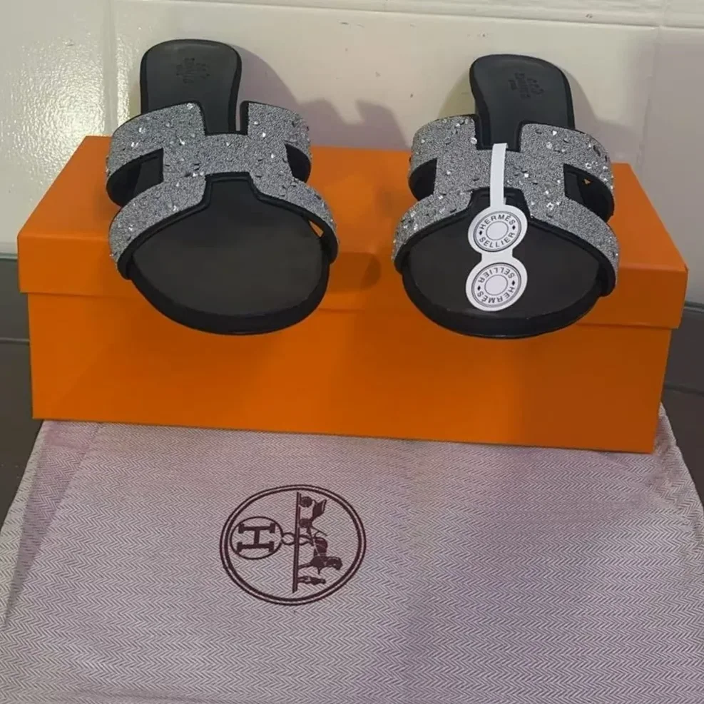 Hermes Oasis Sandal Black , Shoes for Women Hermes Oasis Sandal Black , Shoes for Women