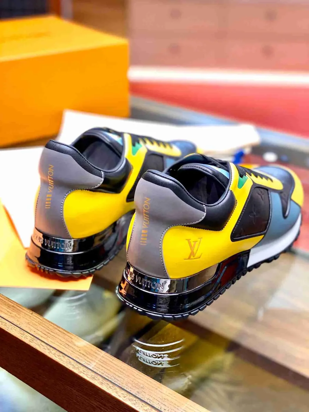 Louis Vuitton Run Away Sneaker Yellow