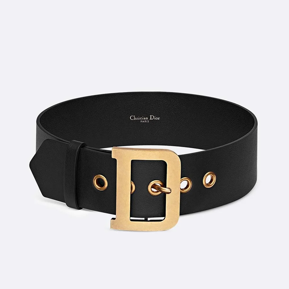 Dior Diorquake Belt in Black Calfskin for Women