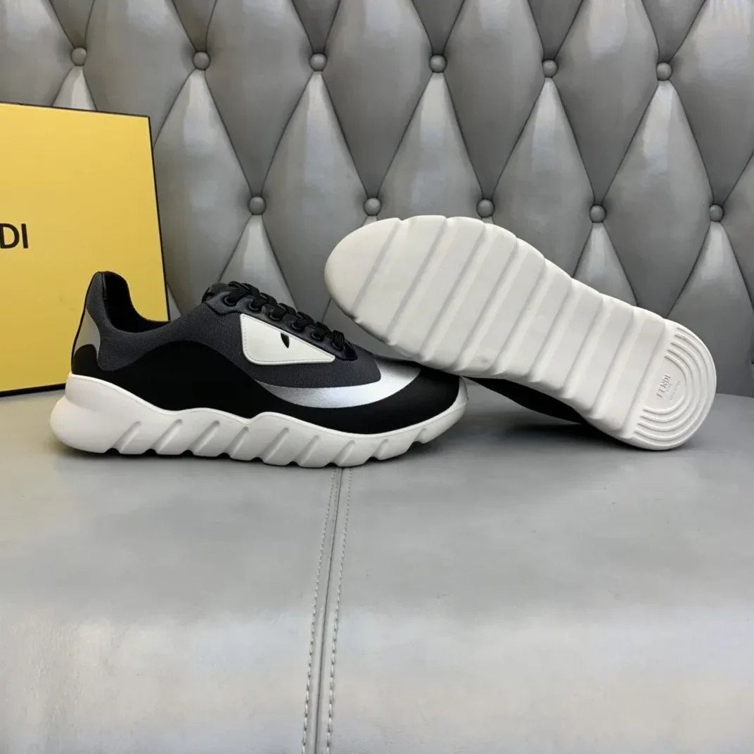 Fendi Force Low Tops Sneakers Grey
