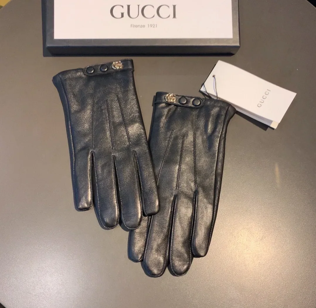 Gucci Gloves With Double G Motif In Black