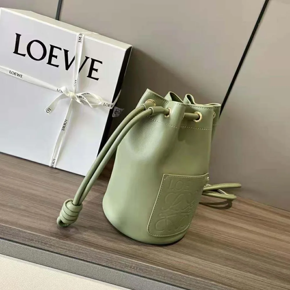 Loewe Small Sailor Bag in Nappa Calf for Women in Lime Loewe Small Sailor Bag in Nappa Calf for Women in Lime