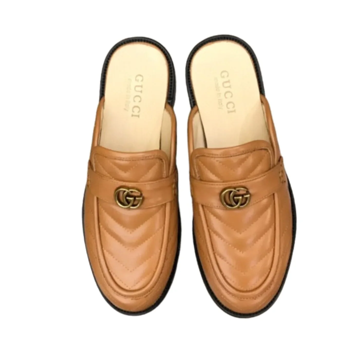 Gucci Slipper With Interlocking G Green Gucci Slipper With Interlocking G Green