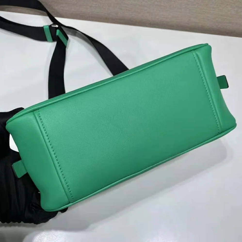 Prada Leather Prada Triangle Bag for Women in Green