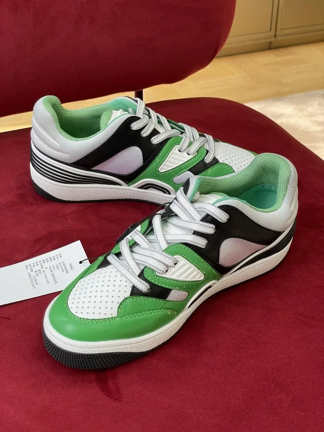 Gucci Sneaker Gucci Basket Donna Green Demetra for Women Gucci Sneaker Gucci Basket Donna Green Demetra for Women