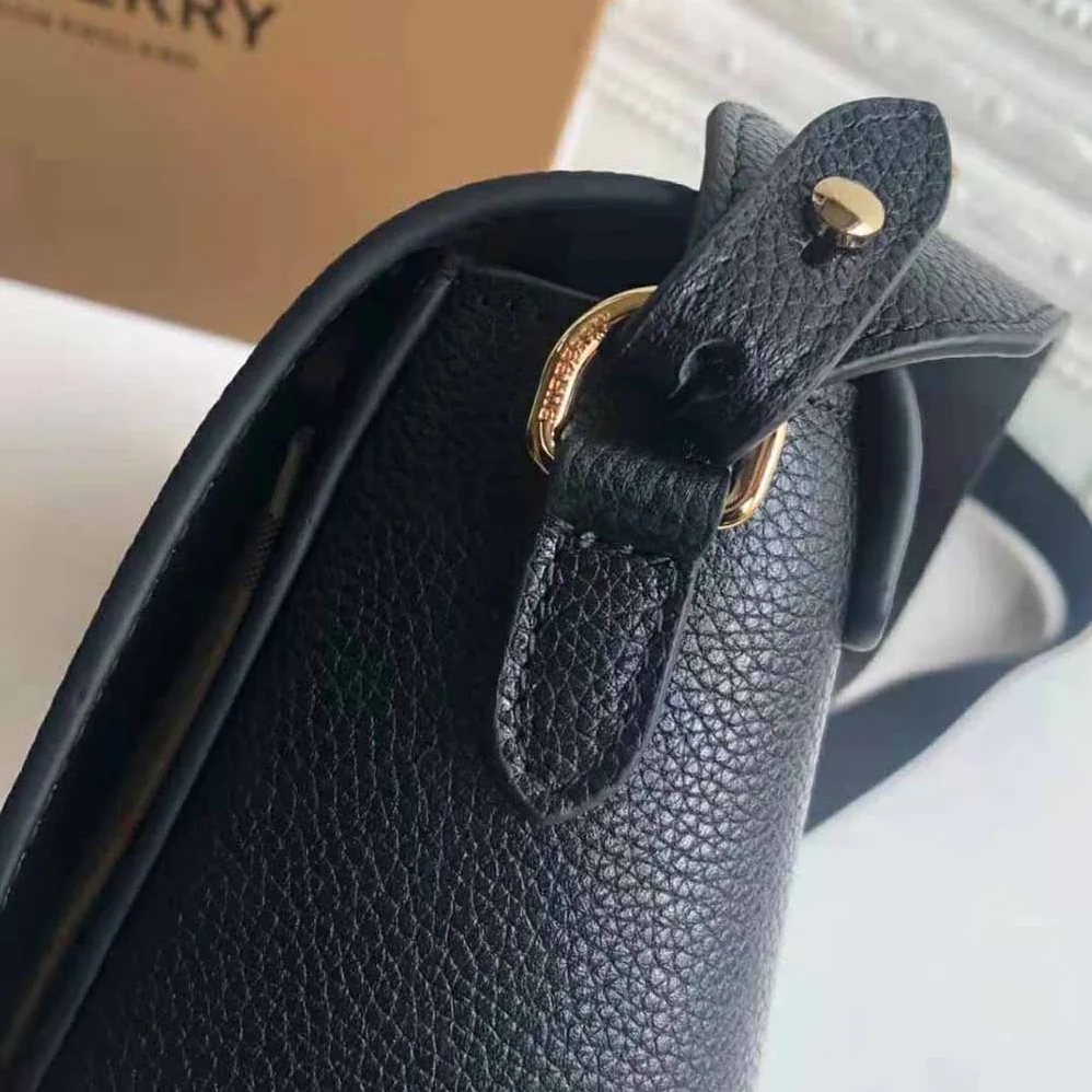 Burberry Small Leather and Vintage Check Crossbody Bag for Women