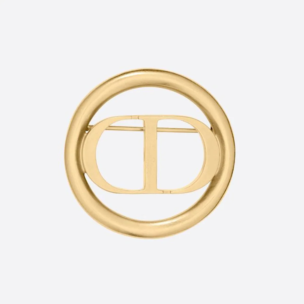 Dior 30 Montaigne Brooc Gold for Women in Finish Metal Dior 30 Montaigne Brooc Gold for Women in Finish Metal