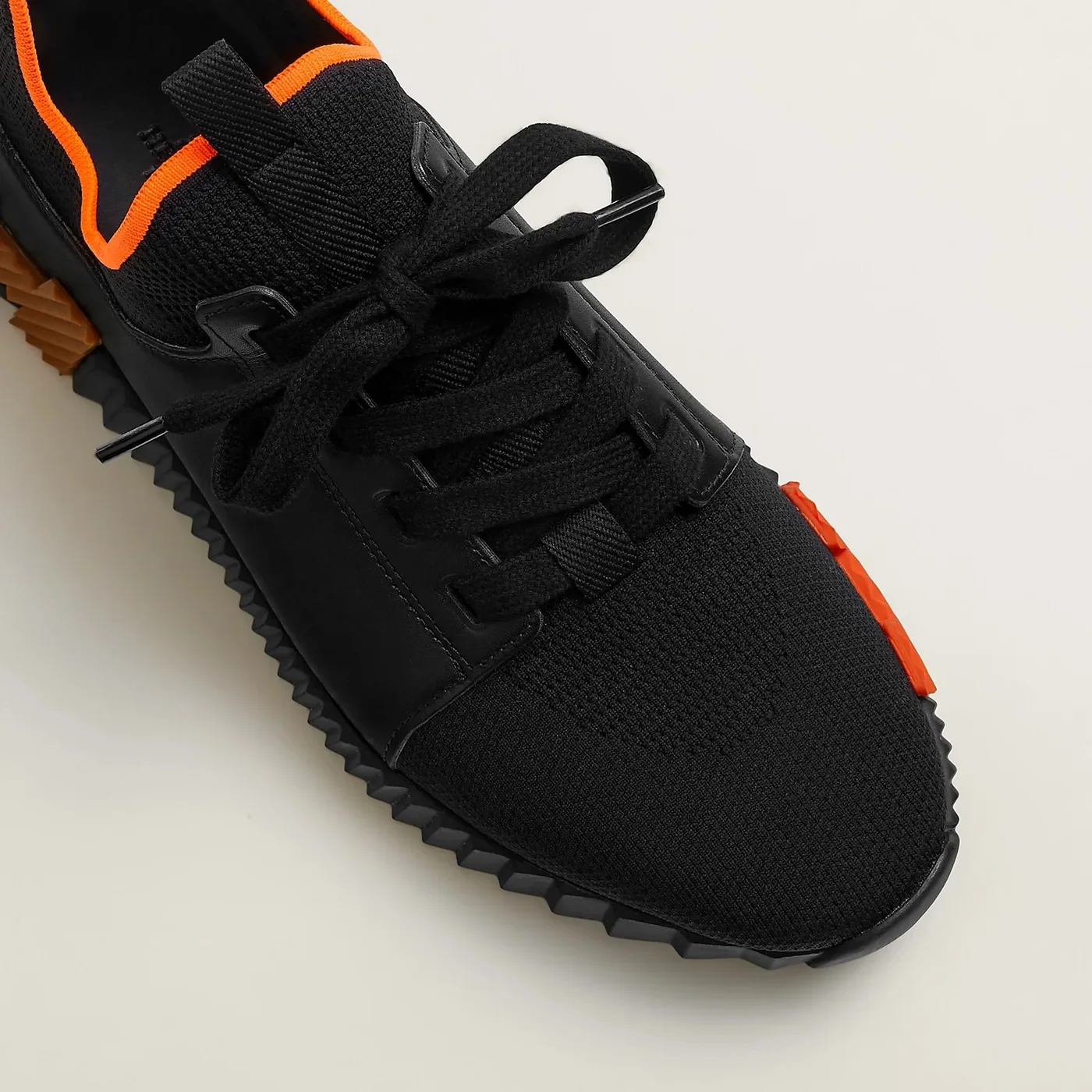 Hermes Depart Slip in On Sneakers Black
