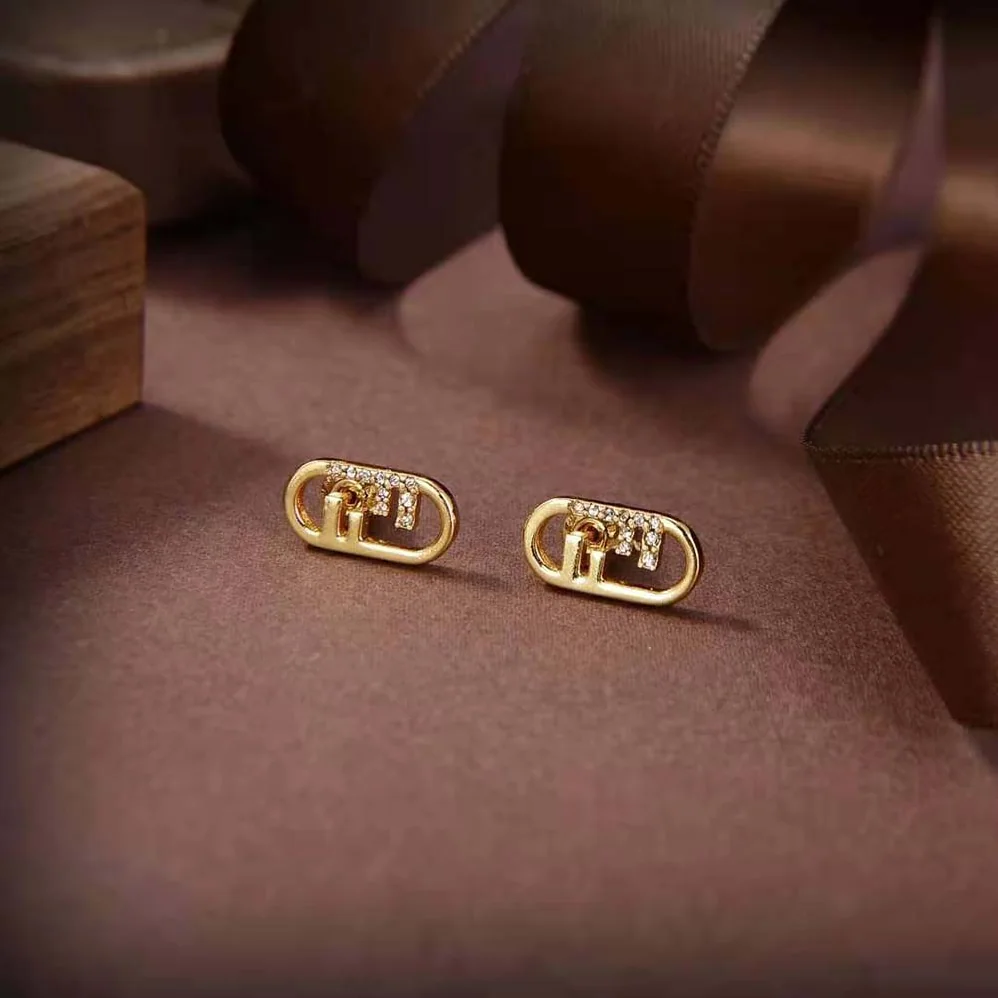 Fendi O'lock Earrings Gold for Women in Colored Earrings