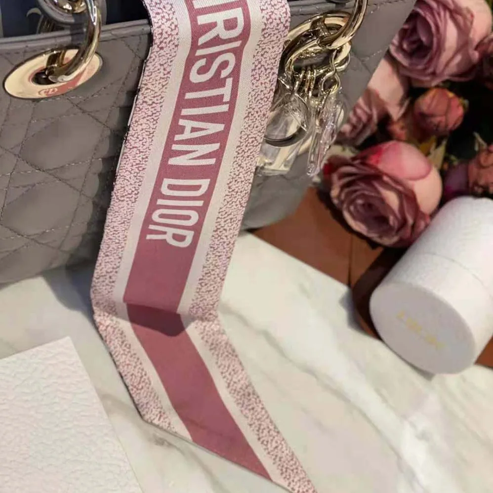 Dior Jardin Magique Mitzah Scarf Pink Multicolor Silk Twill for Women Dior Jardin Magique Mitzah Scarf Pink Multicolor Silk Twill for Women