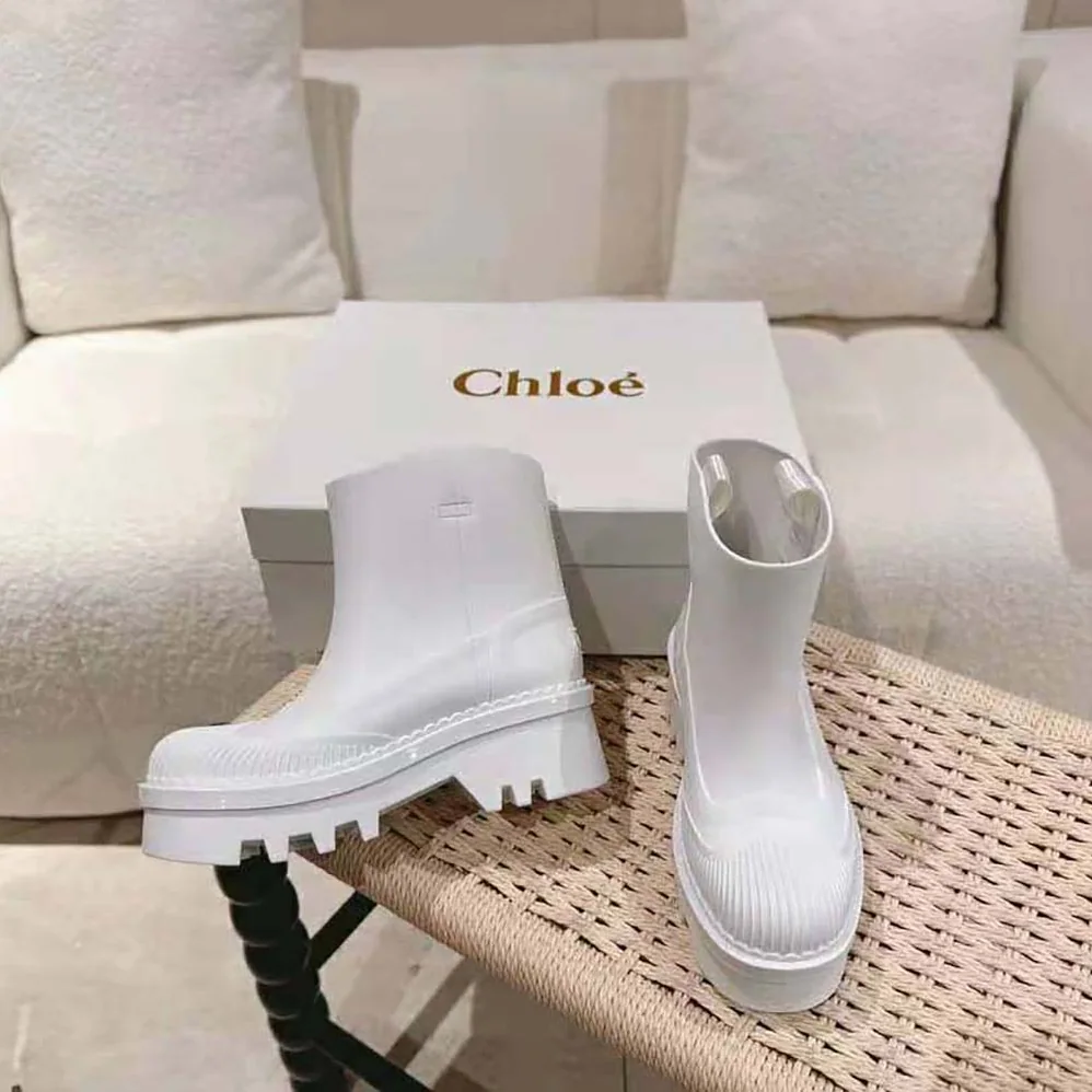 Chloe Raina Rain Boot for Women in White Chloe Raina Rain Boot for Women in White