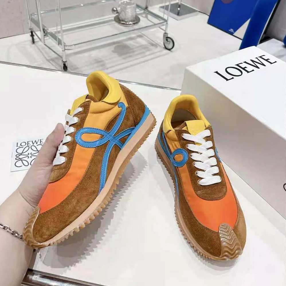 Loewe Flow Runner in Nylon and Suede for Men