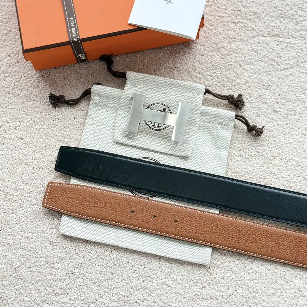 Hermes Constance Belt Buckle & Reversible Leather Strap 38 mm for Unisex