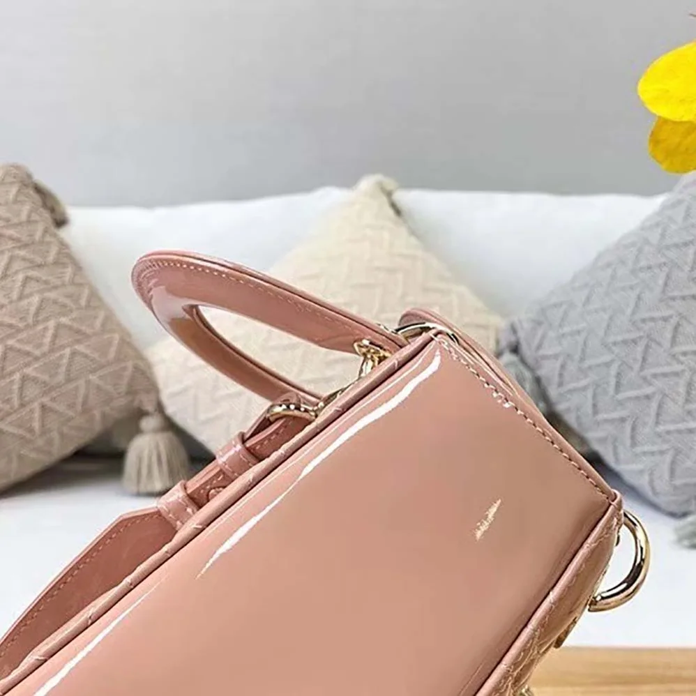 Dior Small Lady Dior Bag Patent Calfskin