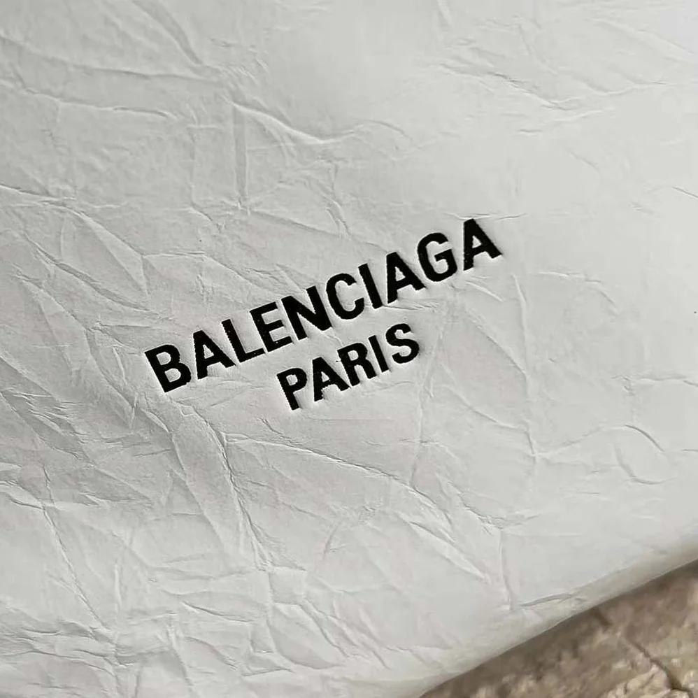 Balenciaga Crush Small Tote Bag in White Crushed Calfskin for Women Balenciaga Crush Small Tote Bag in White Crushed Calfskin for Women