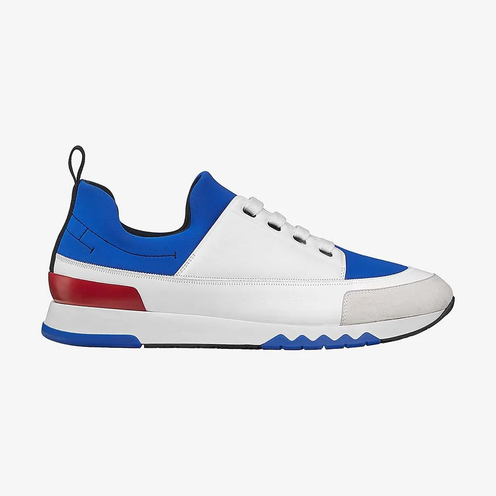 Hermes Shoes Stadium Sneaker for Men in White