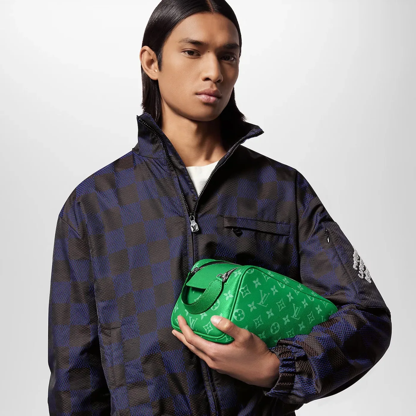Louis Vuitton Dopp Kit Bag Green /