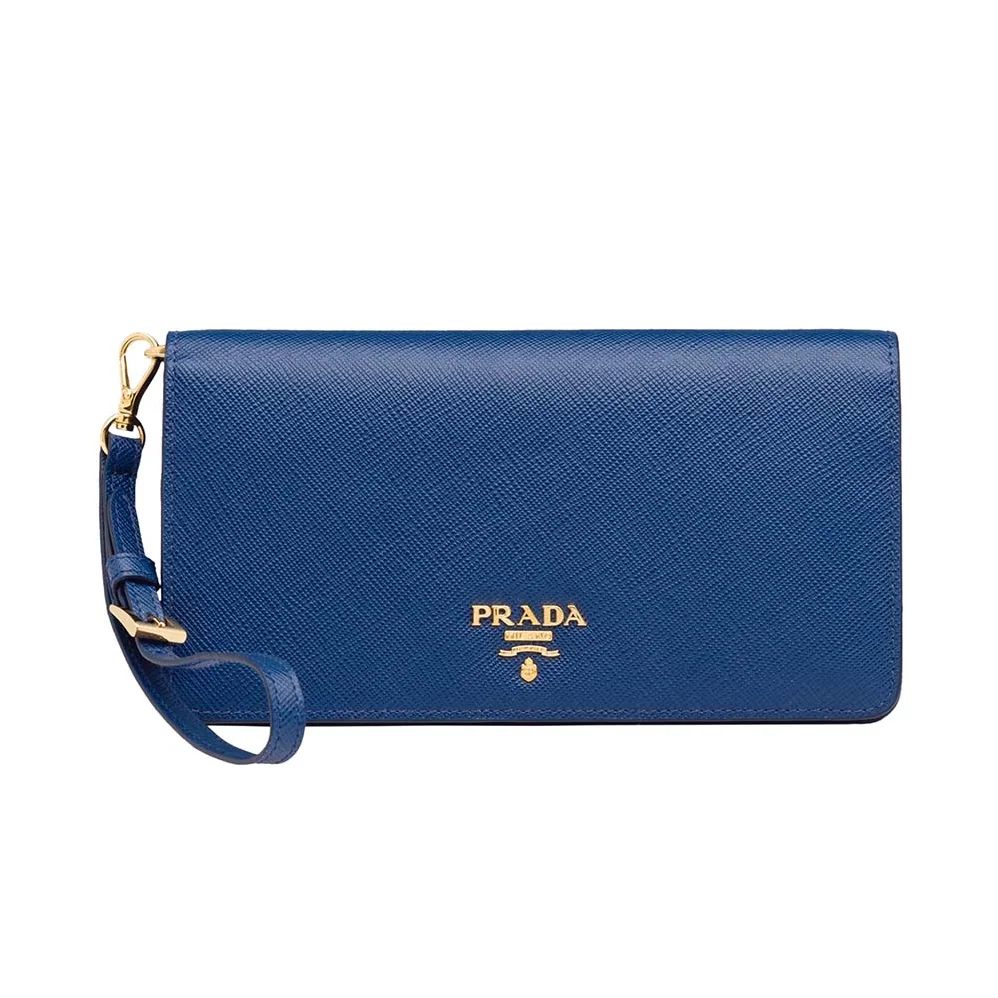 Prada Saffiano Leather Mini Bag for Women in Navy Prada Saffiano Leather Mini Bag for Women in Navy