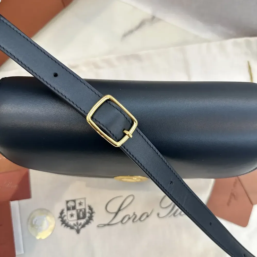 Loro Piana Mini Ghiera Bag for Women in Black