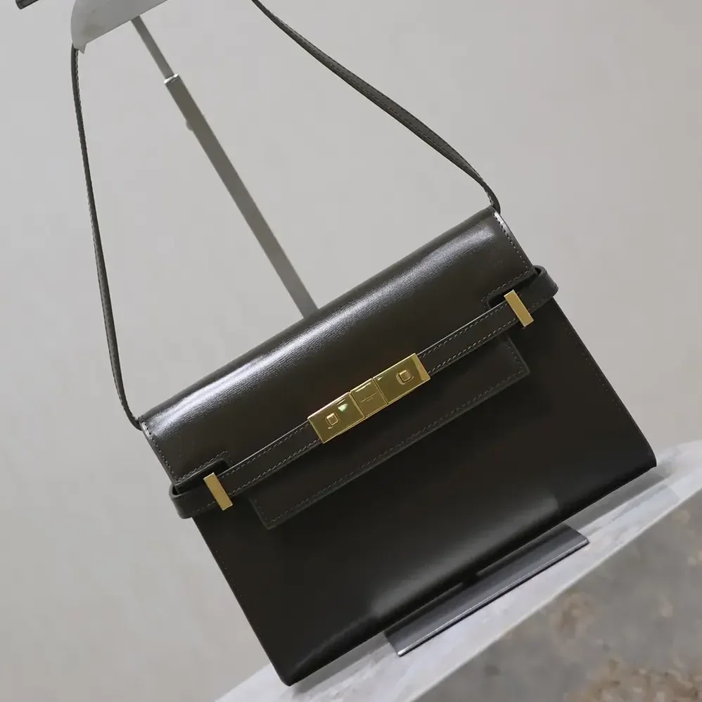 Saint Laurent YSL Manhattan Small in Box Saint Laurent for Women in Dark Green Saint Laurent YSL Manhattan Small in Box Saint Laurent for Women in Dark Green