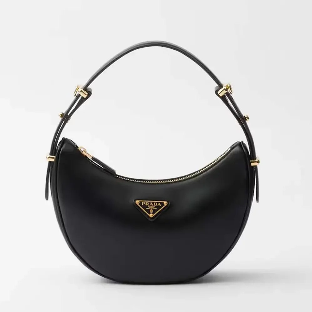 Prada Arqué Mini Leather Shoulder Bag for Women Prada Arqué Mini Leather Shoulder Bag for Women