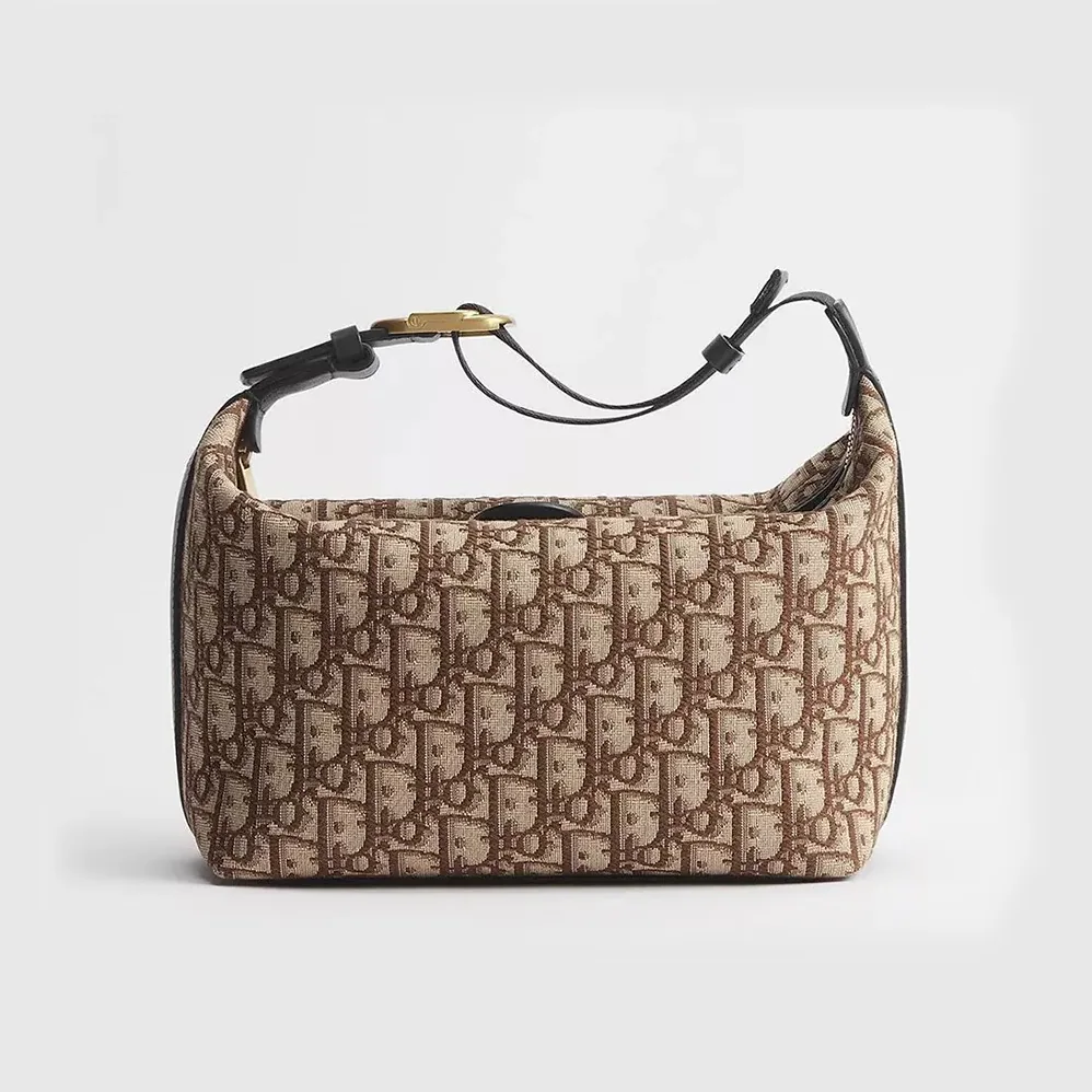 Dior Jett Pouch Brown Dior Oblique Jacquard for Men Dior Jett Pouch Brown Dior Oblique Jacquard for Men
