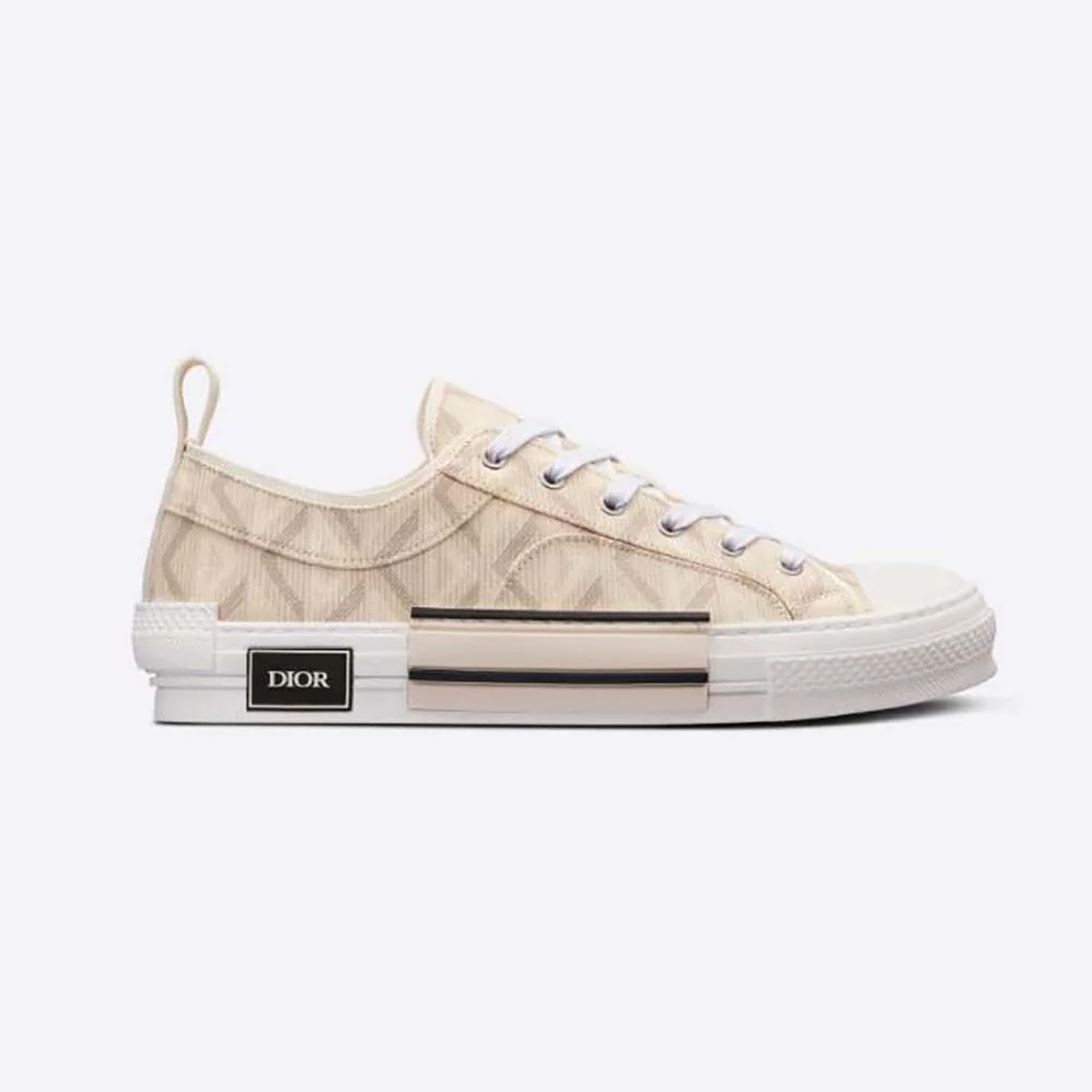 Dior B23 Low-Top Sneaker Natural CD Diamond Canvas for Unisex Dior B23 Low-Top Sneaker Natural CD Diamond Canvas for Unisex