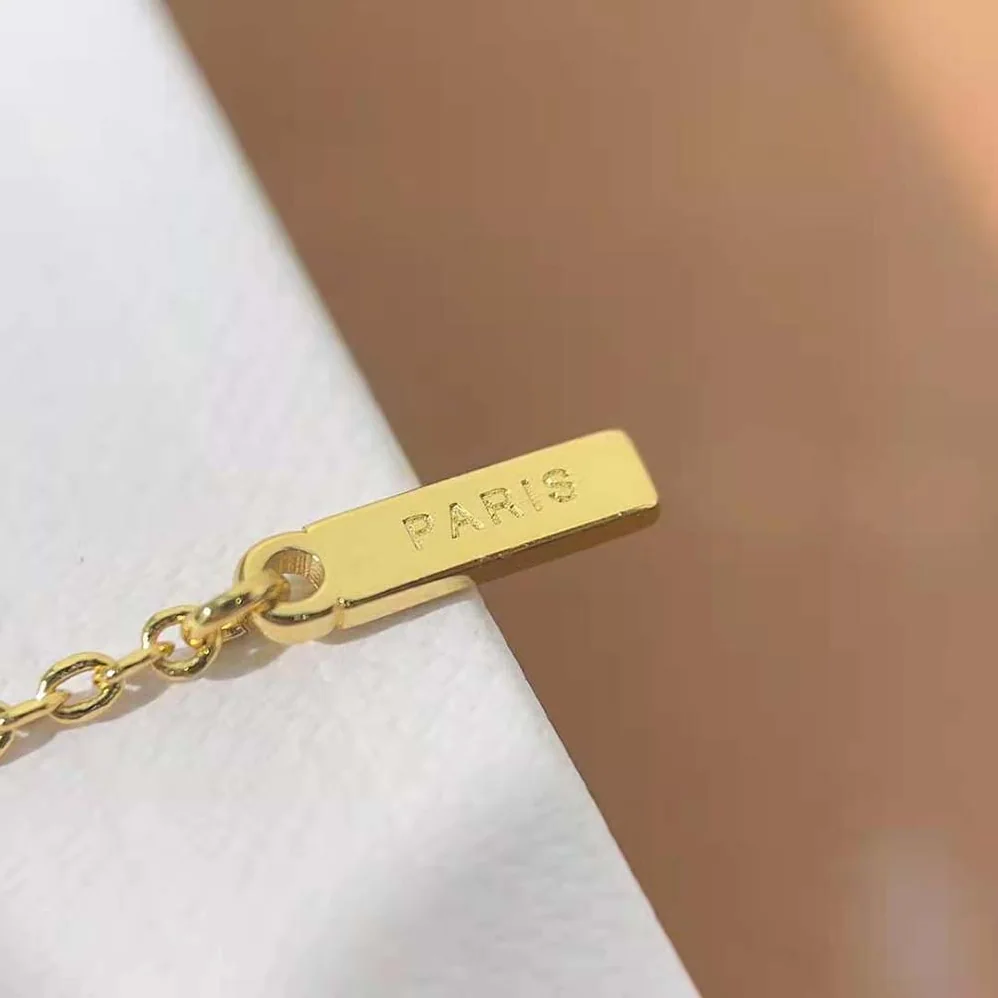 Celine Triomphe Sliding Necklace in Brass with Gold Finish for Women Celine Triomphe Sliding Necklace in Brass with Gold Finish for Women