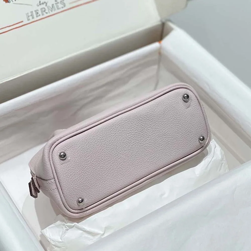 Hermes Bolide 1923 Bag in Epsom Calfskin for Unisex in Pink