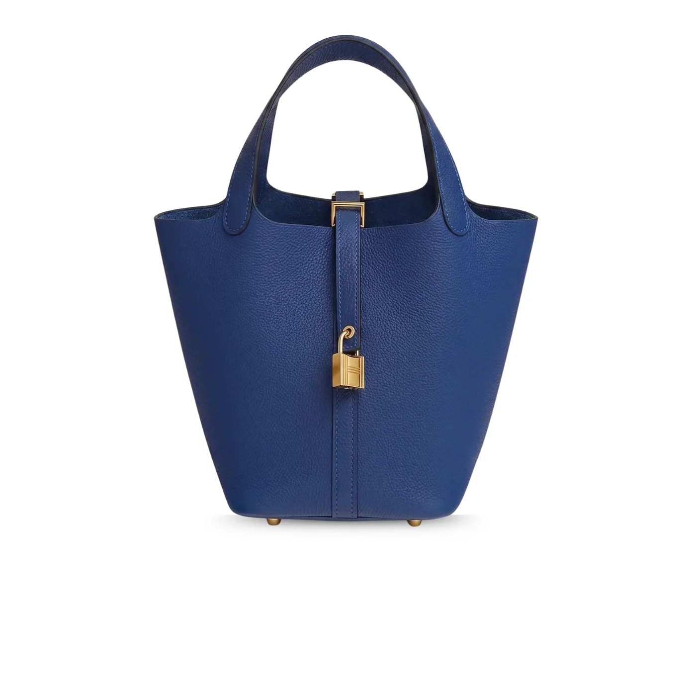 Hermes Picotin Lock 18 Top Handle Bag in Blue Saphir Gold Hardware Hermes Picotin Lock 18 Top Handle Bag in Blue Saphir Gold Hardware