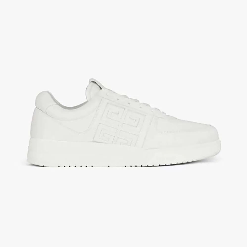 Givenchy G4 Sneakers in Leather for Men in White Givenchy G4 Sneakers in Leather for Men in White