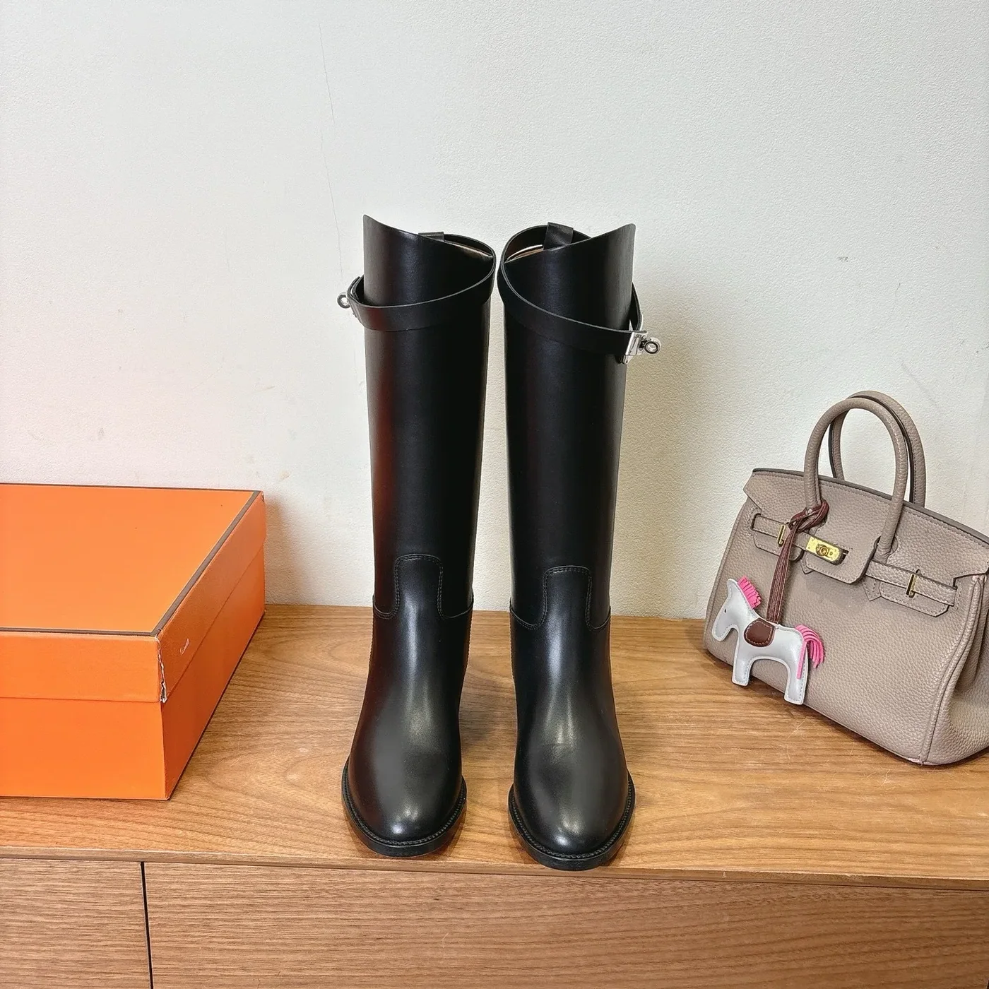 Hermes Jumping Boots Black