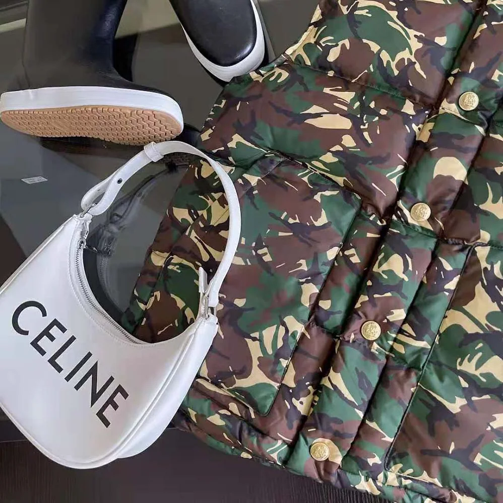 Celine Loose Jacket in Printed Nnylon for Women
