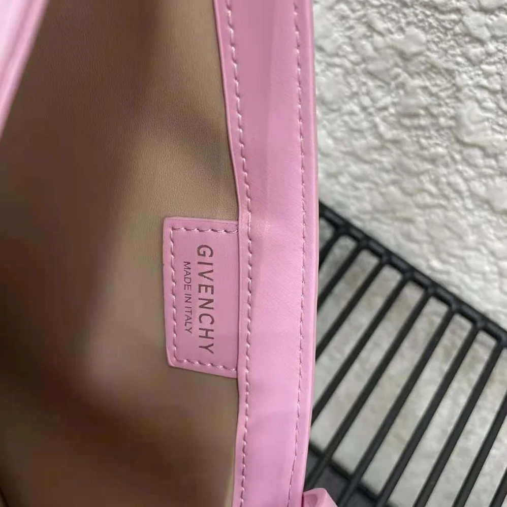 Givenchy Small Cut Out Bag in Box Leather with Chain for Women in Pink