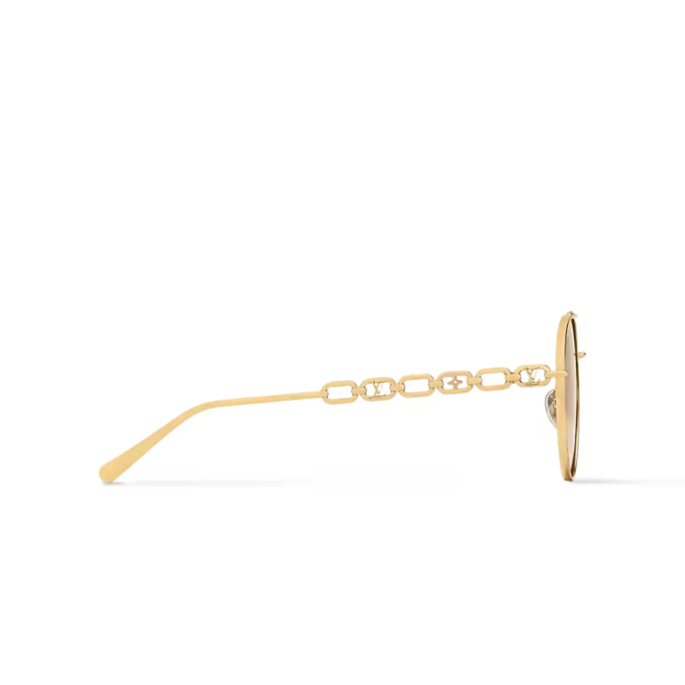 Louis Vuitton My LV Chain Pilot Sunglasses Gold Louis Vuitton My LV Chain Pilot Sunglasses Gold